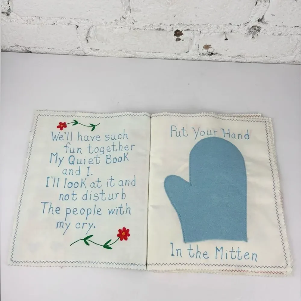 Vintage Handmade Cloth My Quiet Book